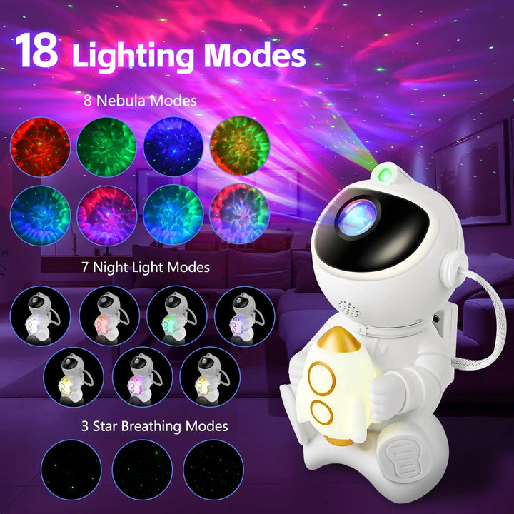 Astronaut Star Projector with Bluetooth by Celestial Projectors