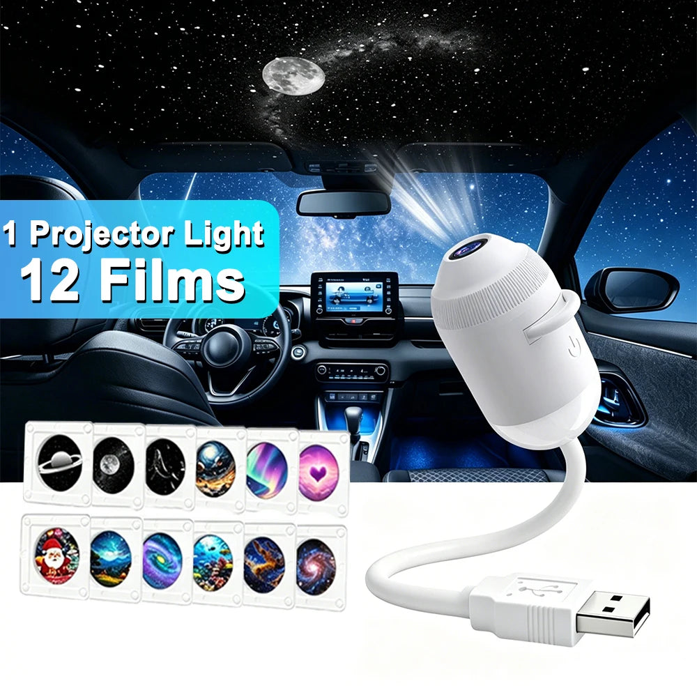 2-in-1 Car & Bedroom Star Projector – view 7