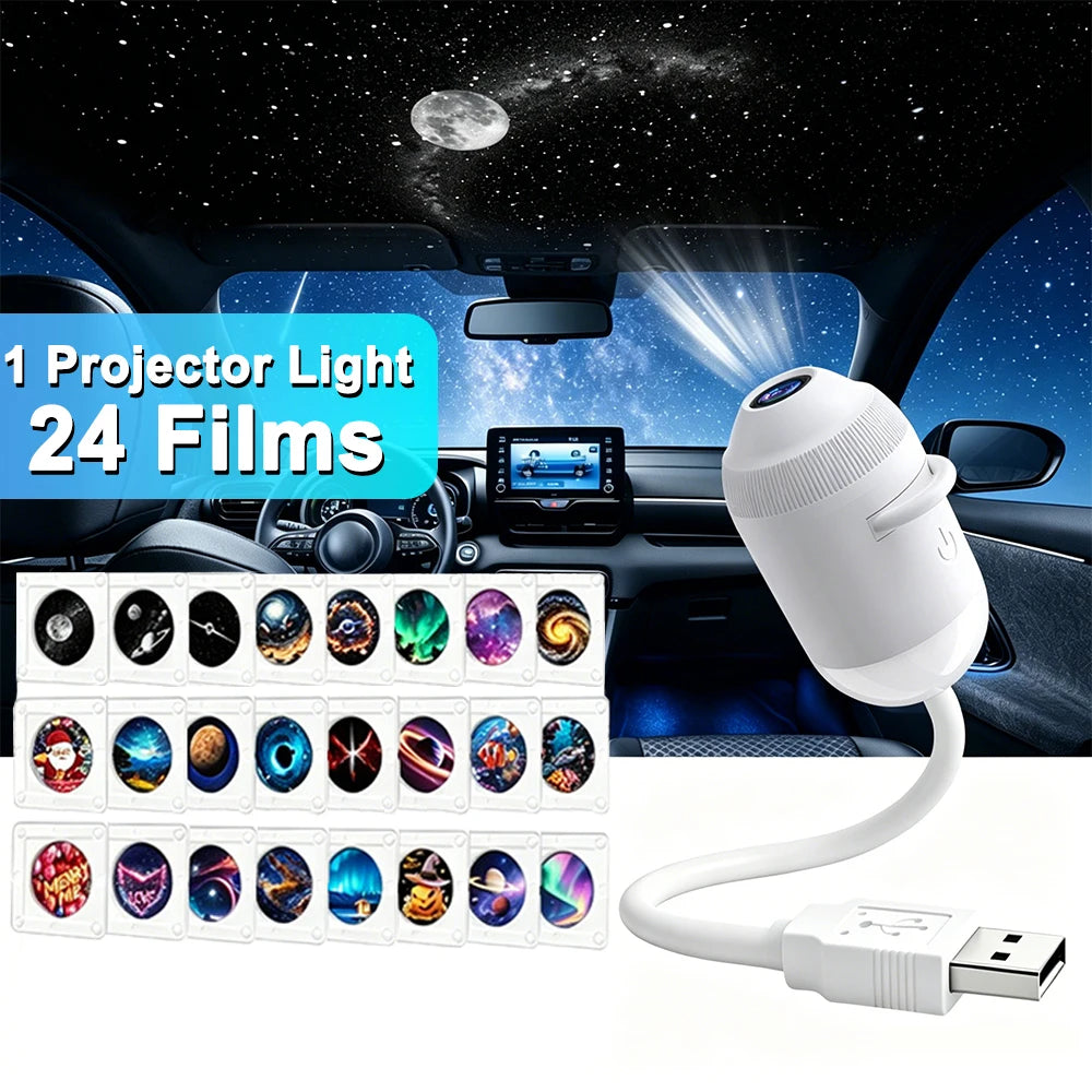 2-in-1 Car & Bedroom Star Projector – view 8