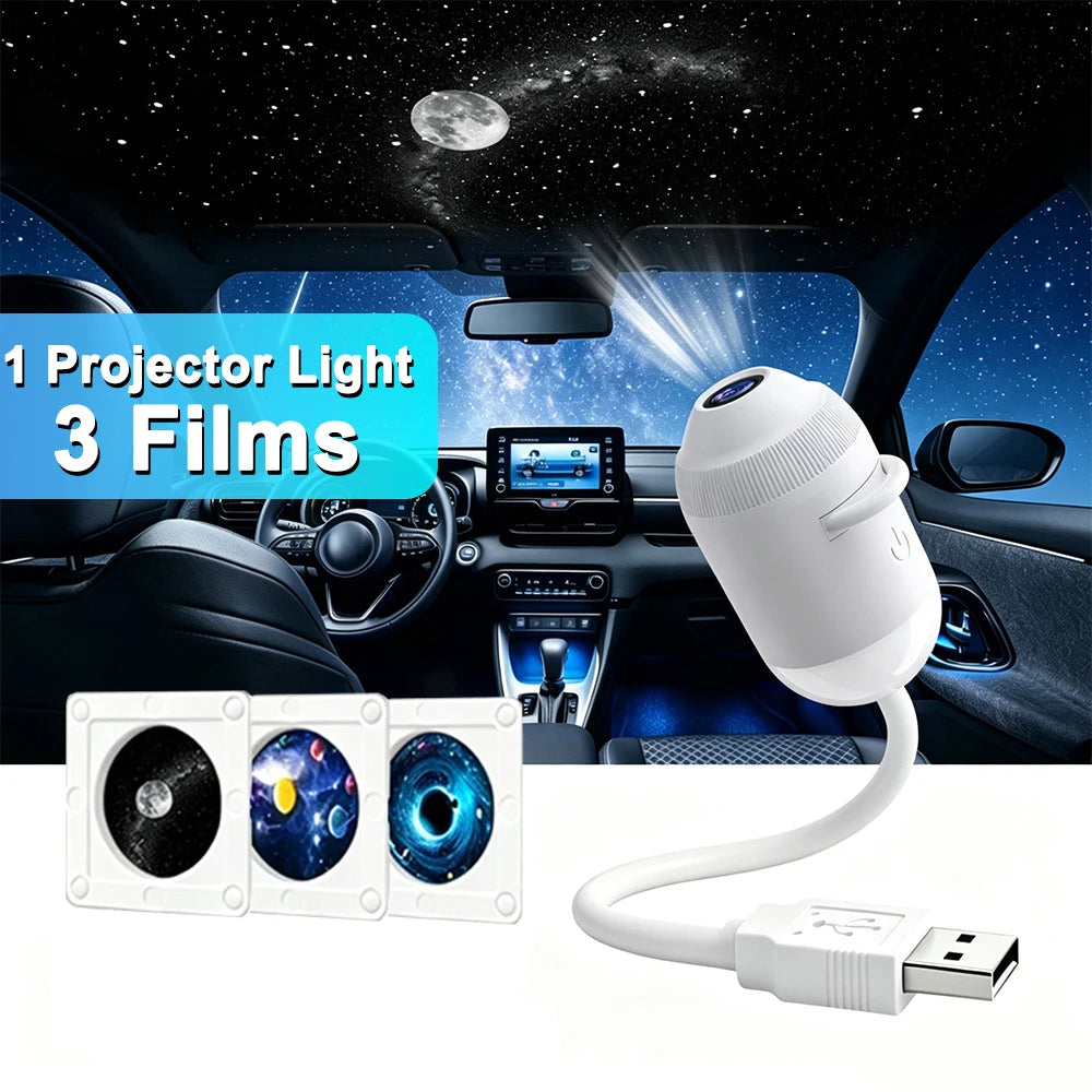 2-in-1 Car & Bedroom Star Projector – view 9
