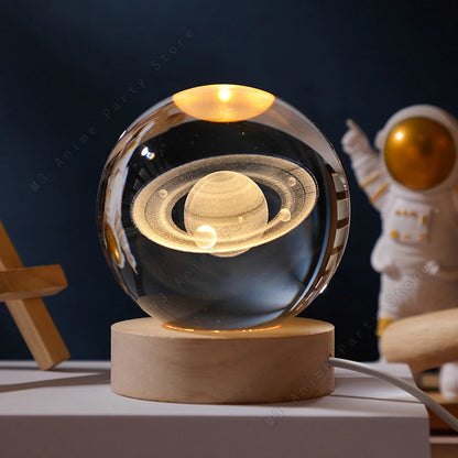 3D Crystal Ball Night Light – view 10