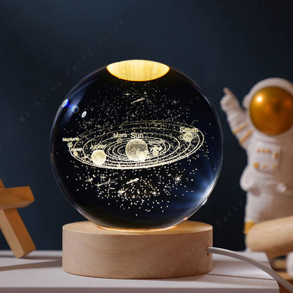 3D Crystal Ball Night Light – view 7