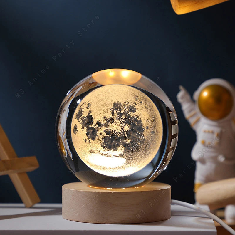3D Crystal Ball Night Light – view 8