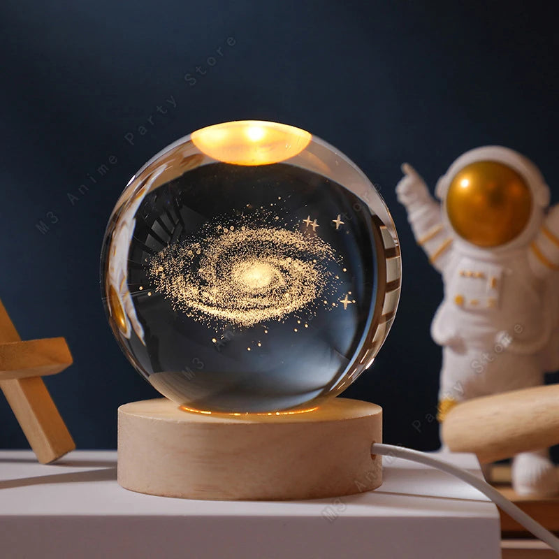3D Crystal Ball Night Light – view 9