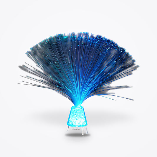 Fiber Optic Sensory Lamp by Celestial Projectors, studio product photo
