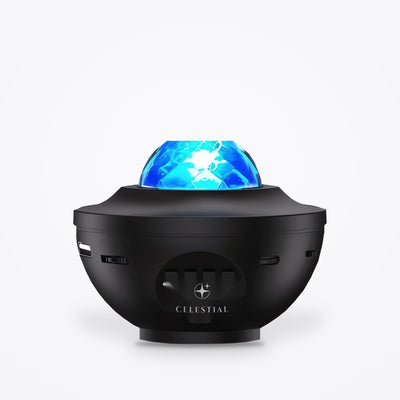 Galaxy Star Projector by Celestial Projectors, studio product photo
