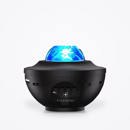 Galaxy Star Projector by Celestial Projectors, studio product photo