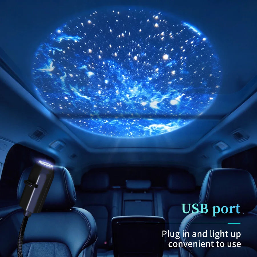 Mini USB Galaxy Projector – view 3