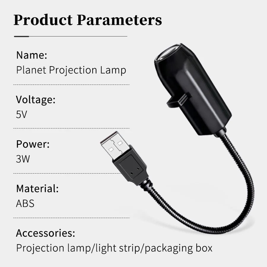 Mini USB Galaxy Projector – view 6