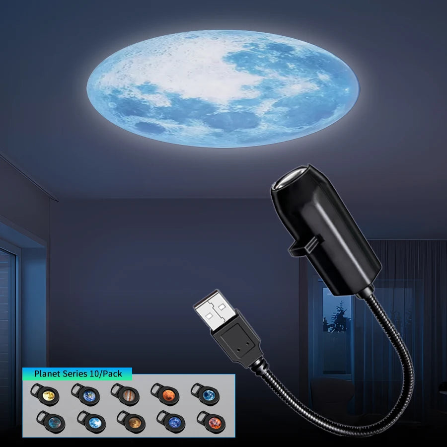 Mini USB Galaxy Projector – view 7