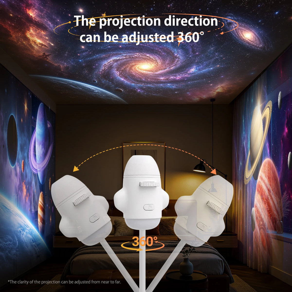 Rocket Galaxy Projector – view 3