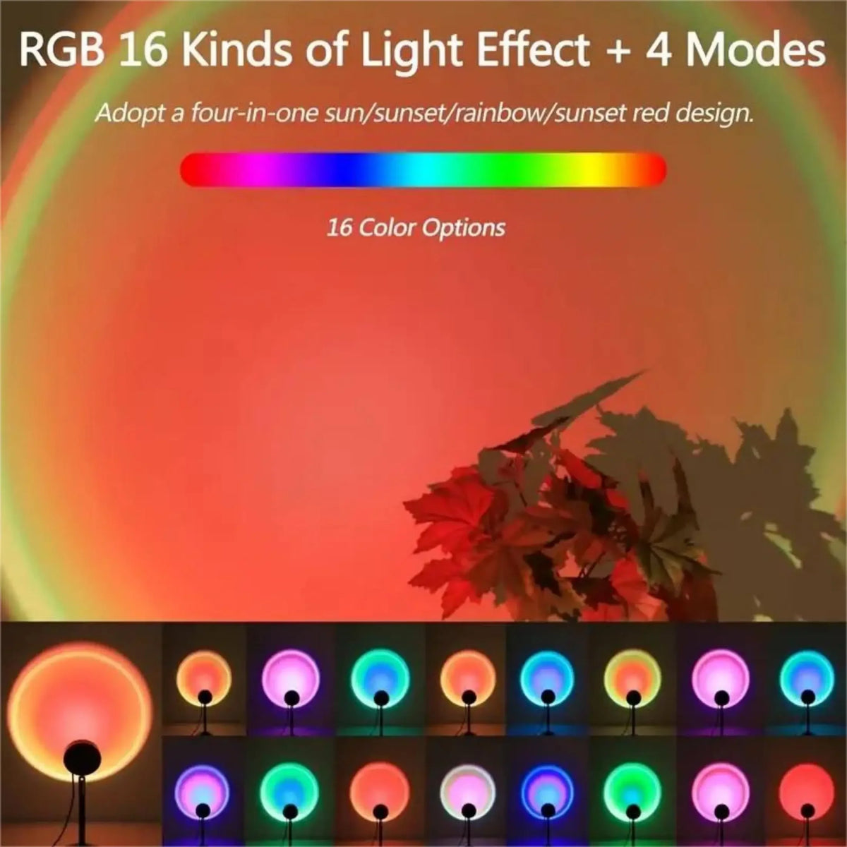 16-Color Sunset Lamp – view 6